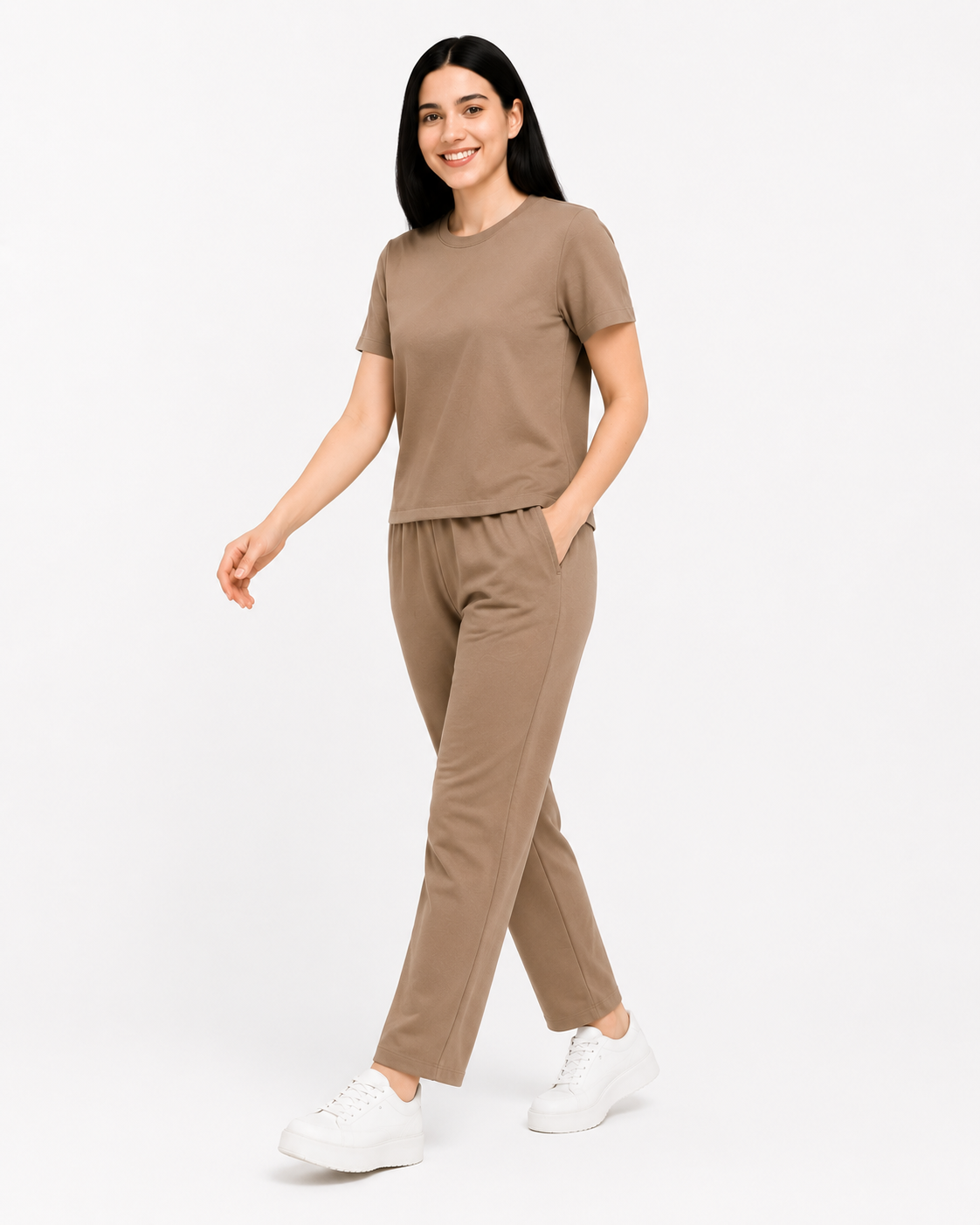 Women's Premium Cotton Co-Ord Set | Relaxed Fit Everyday Lounge Wear