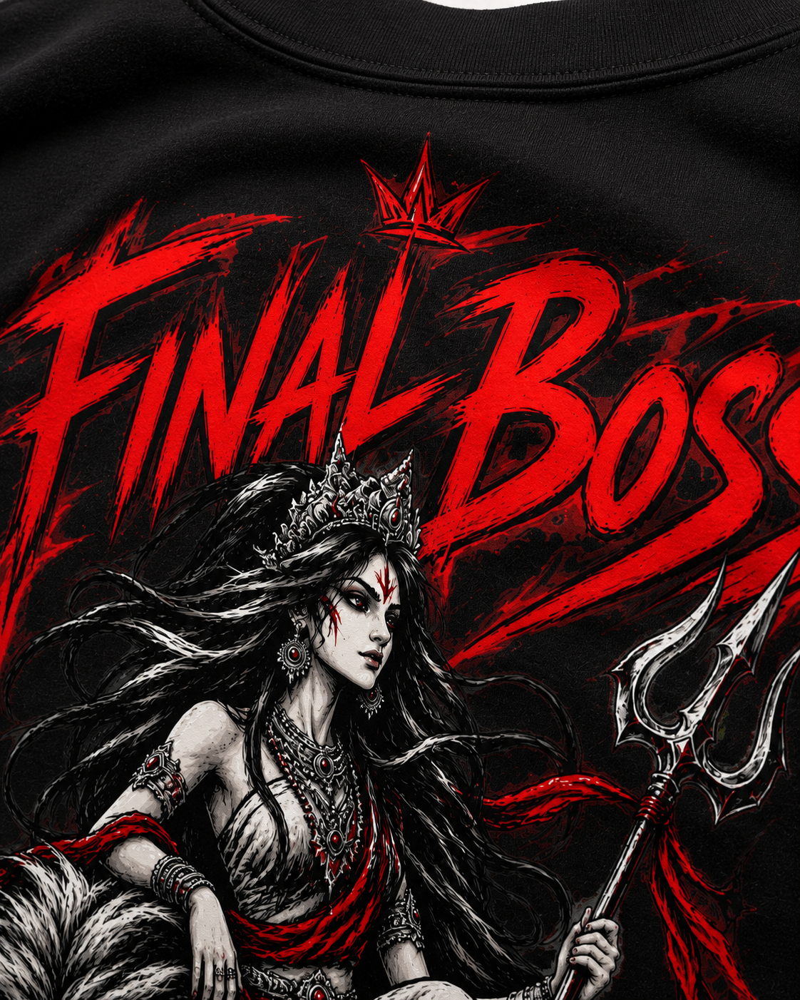 FINAL BOSS — Oversized Graphic T-Shirt | 100% cotton