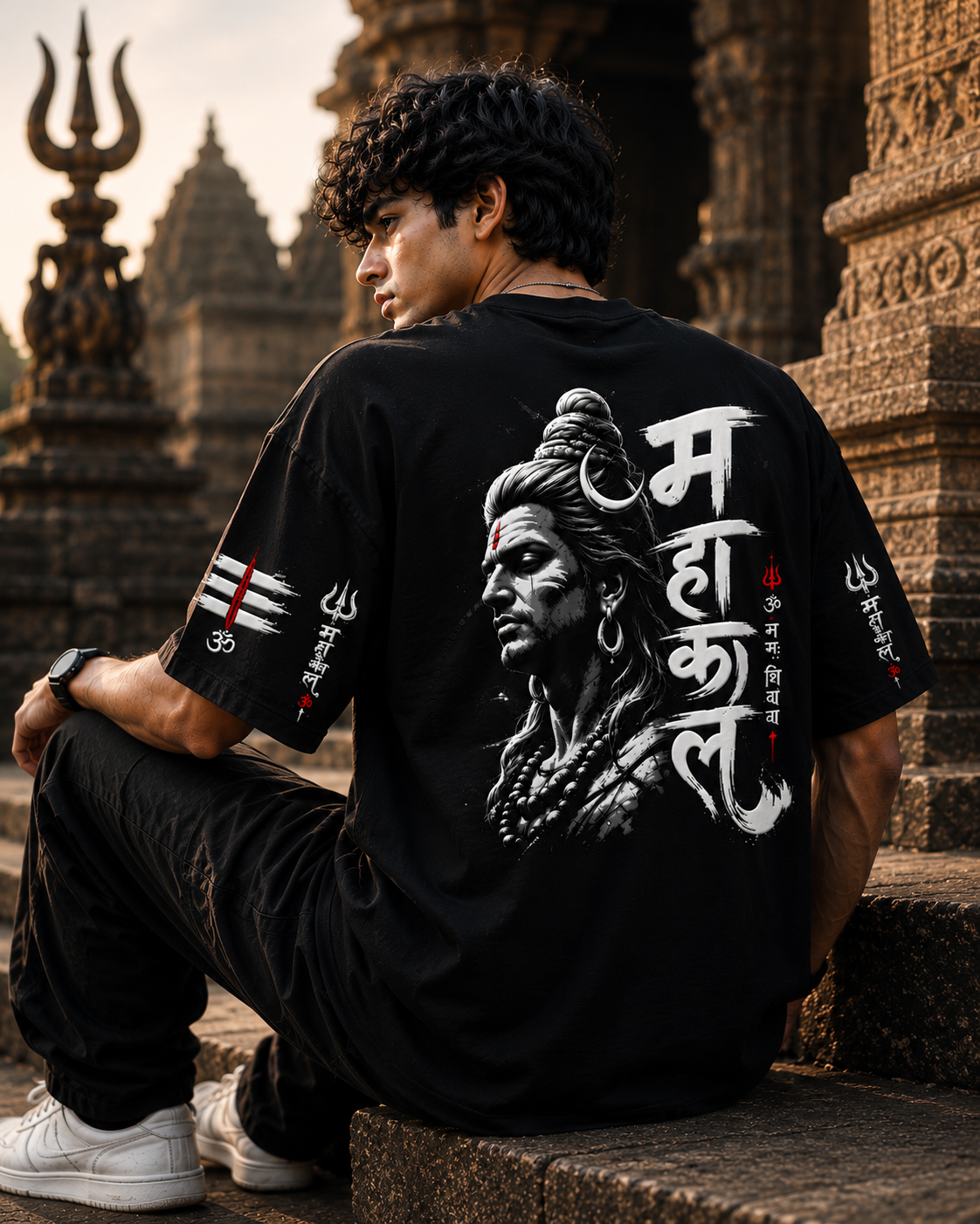 Mahakal Oversized T-Shirt | 240 GSM 100% Cotton