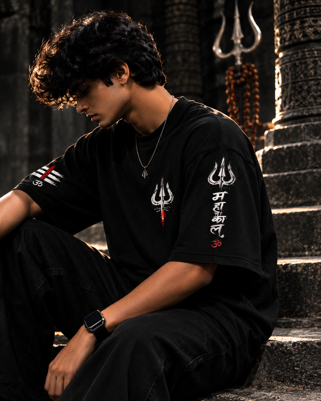 Mahakal Oversized T-Shirt | 240 GSM 100% Cotton