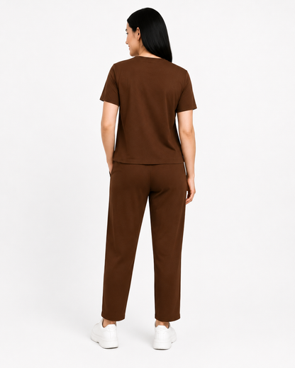 Women's Premium Cotton Co-Ord Set | Relaxed Fit Everyday Lounge Wear