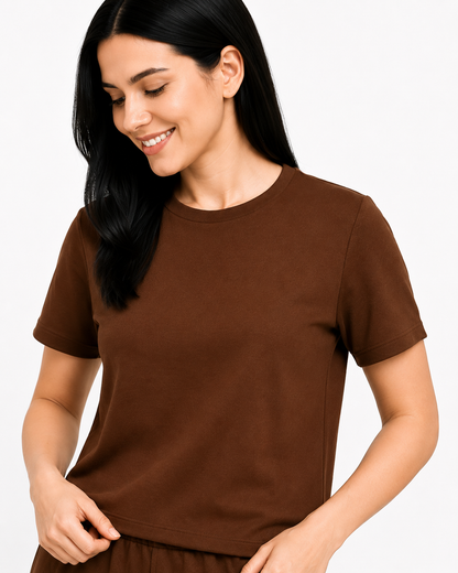 Women's Premium Cotton Co-Ord Set | Relaxed Fit Everyday Lounge Wear