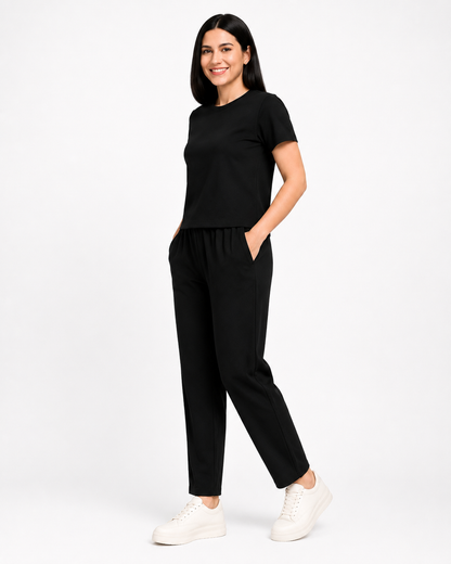 Women's Premium Cotton Co-Ord Set | Relaxed Fit Everyday Lounge Wear