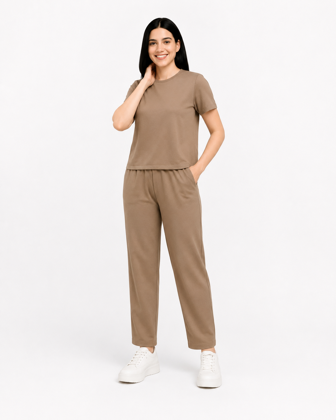 Women's Premium Cotton Co-Ord Set | Relaxed Fit Everyday Lounge Wear