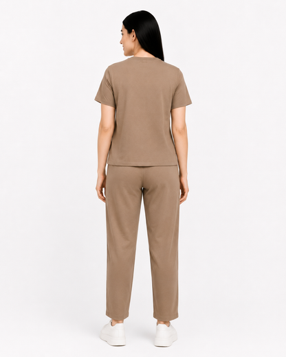 Women's Premium Cotton Co-Ord Set | Relaxed Fit Everyday Lounge Wear