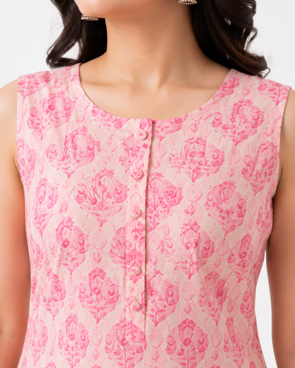 Women's Premium Printed Straight Kurta with Palazzo Set | Comfortable Ethnic Wear