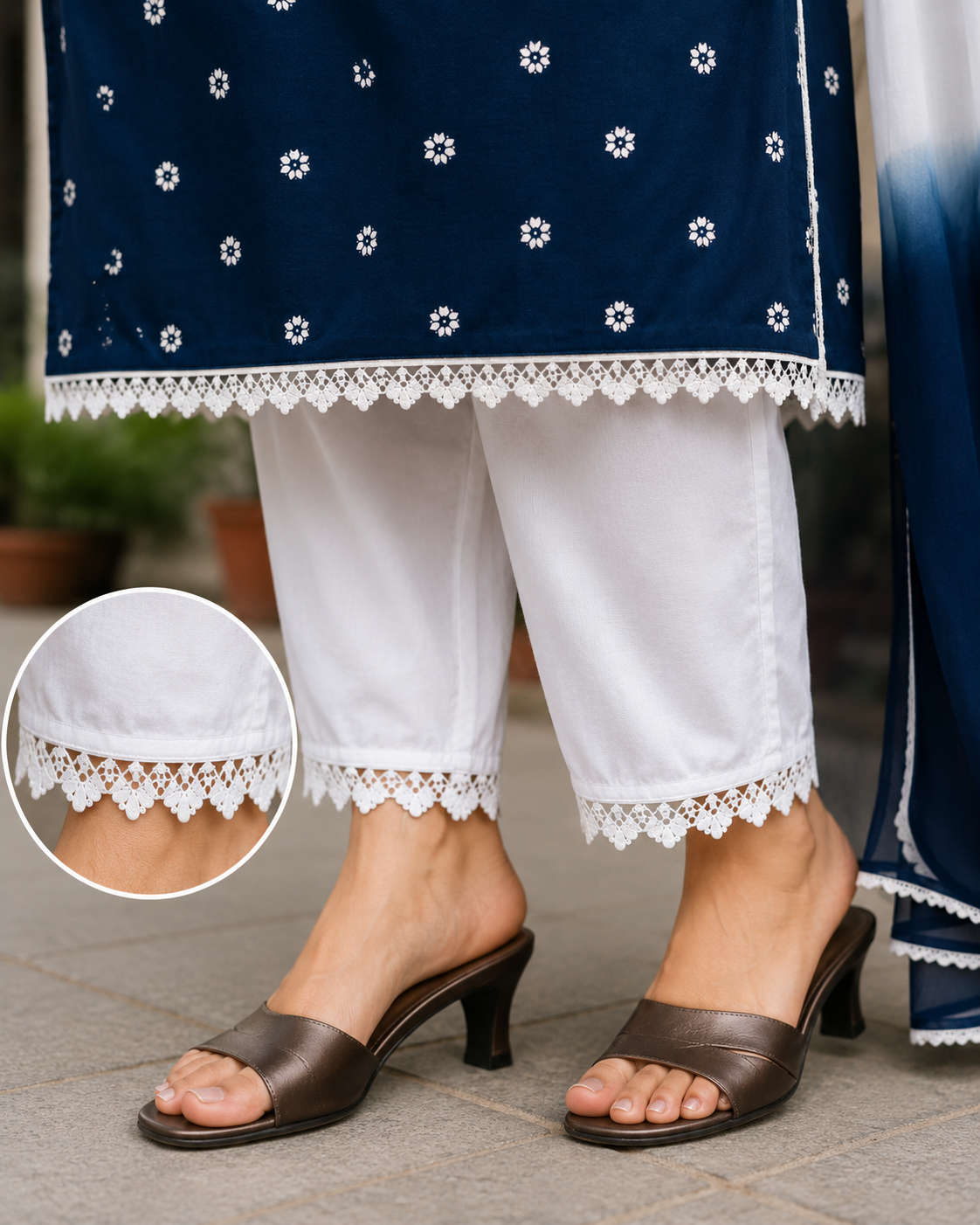 Women's Embroidered Kurta Pant & Dupatta Set | Elegant Ethnic Wear for Casual, Office & Festive Look