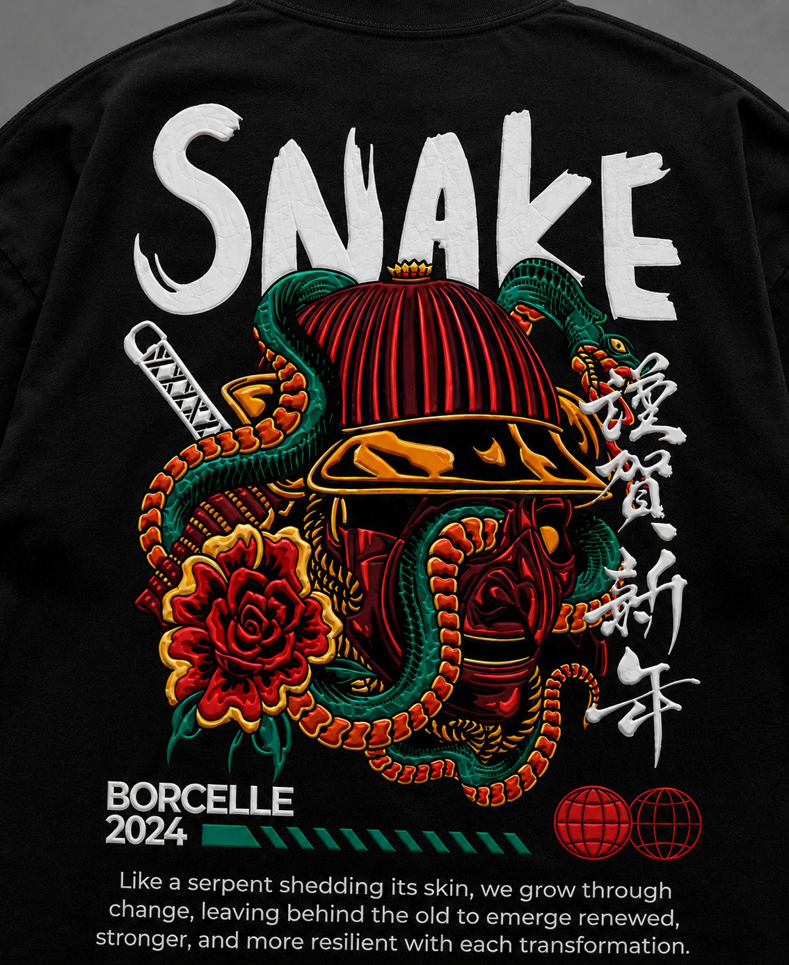 Graphical Oversized T-Shirt for Men | 240 GSM 100% Cotton