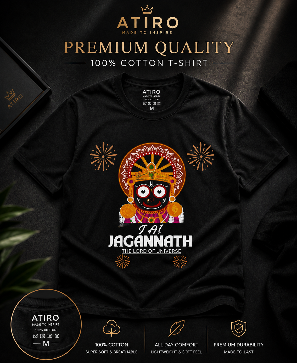 Jai Jagannath Premium T-Shirt | The Lord of Universe