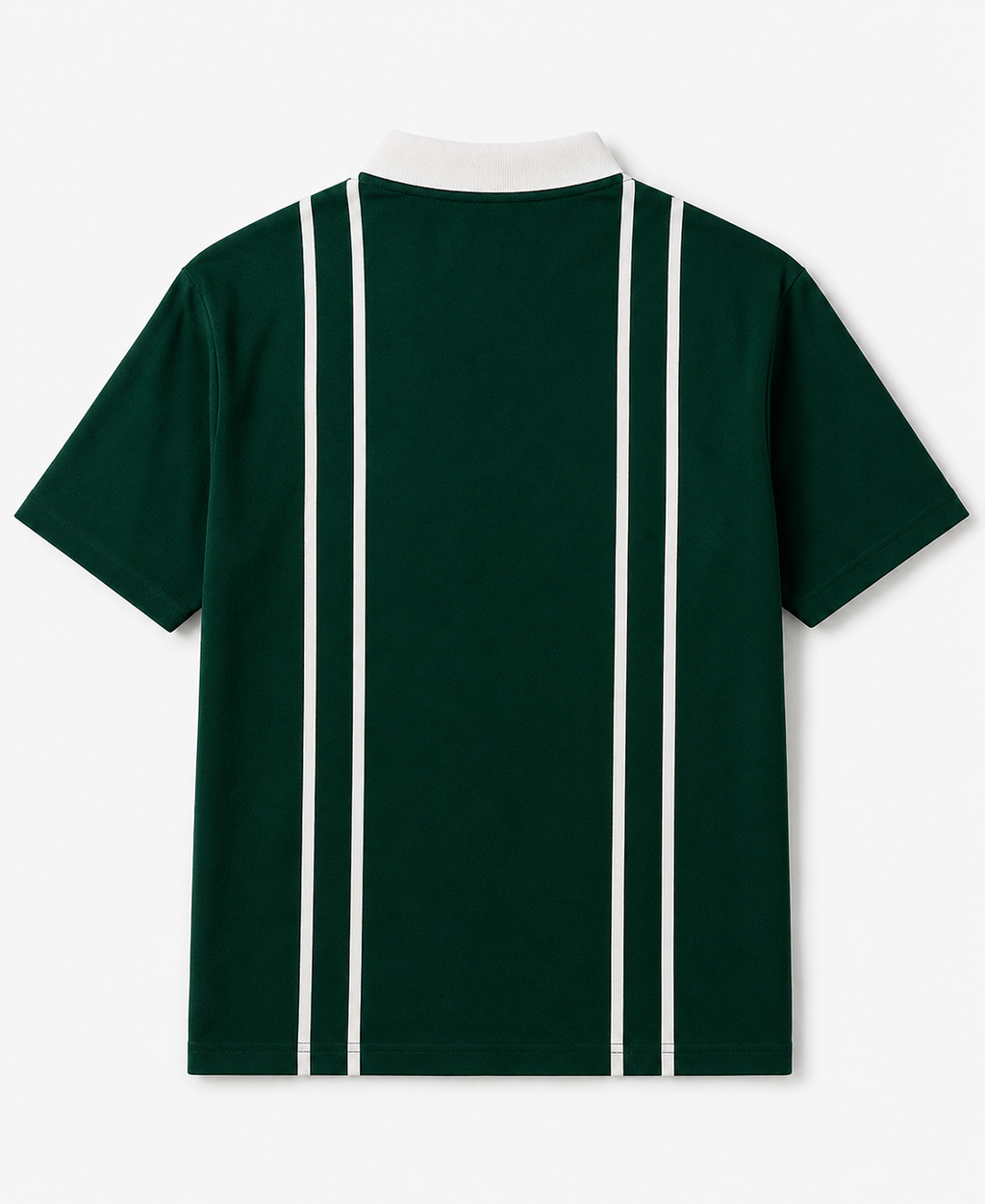 Men Polo Neck Zipper Half Sleeves Tshirt