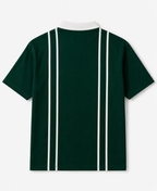 Men Polo Neck Zipper Half Sleeves Tshirt