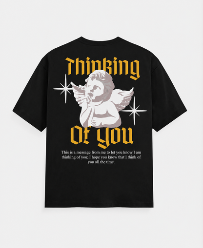 Thinking of You Oversized Graphic T-Shirt | 240 GSM Cotton