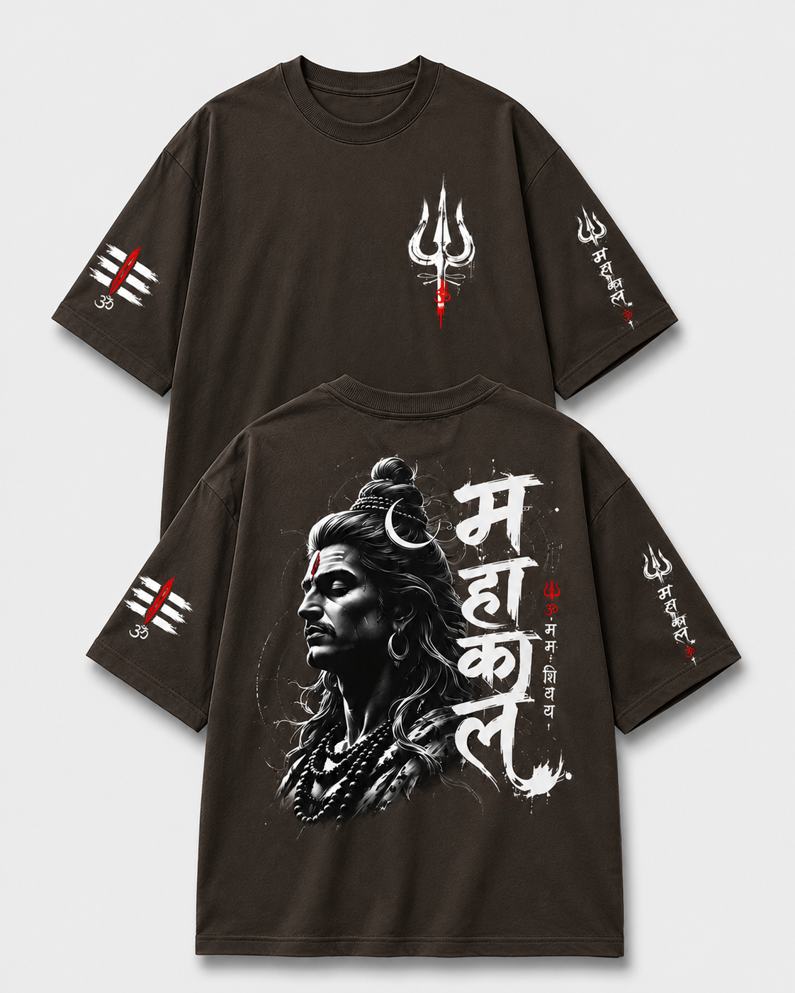 Mahakal Oversized T-Shirt | 240 GSM 100% Cotton
