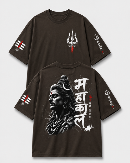 Mahakal Oversized T-Shirt | 240 GSM 100% Cotton