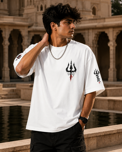 Mahakal Oversized T-Shirt | 240 GSM 100% Cotton