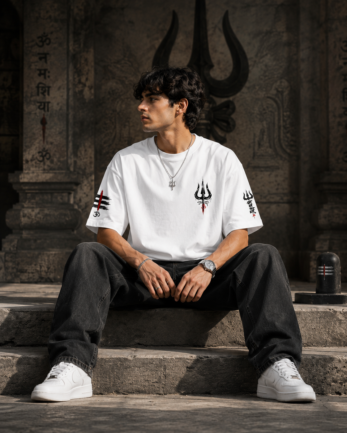 Mahakal Oversized T-Shirt | 240 GSM 100% Cotton