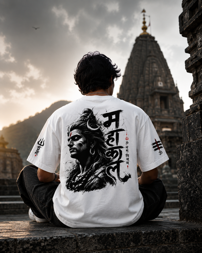 Mahakal Oversized T-Shirt | 240 GSM 100% Cotton