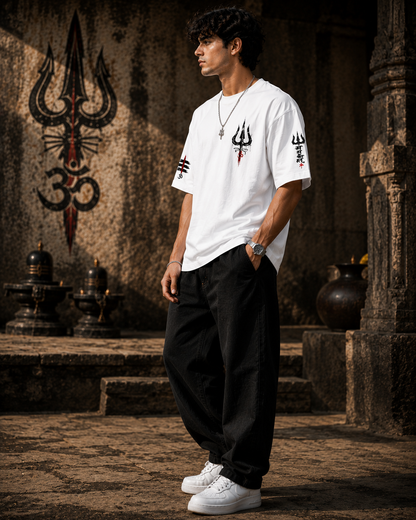 Mahakal Oversized T-Shirt | 240 GSM 100% Cotton