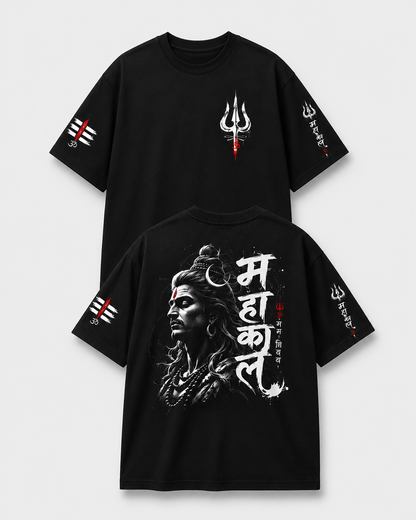 Mahakal Oversized T-Shirt | 240 GSM 100% Cotton