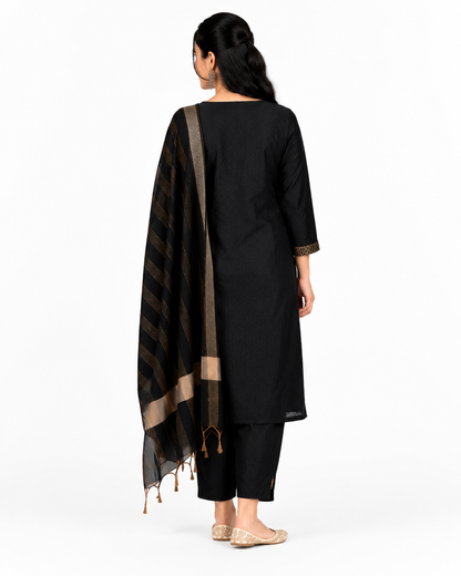Women's Premium Kurta Pant Dupatta Set | Soft Cotton Blend Ethnic Suit for Festive & Casual Wear