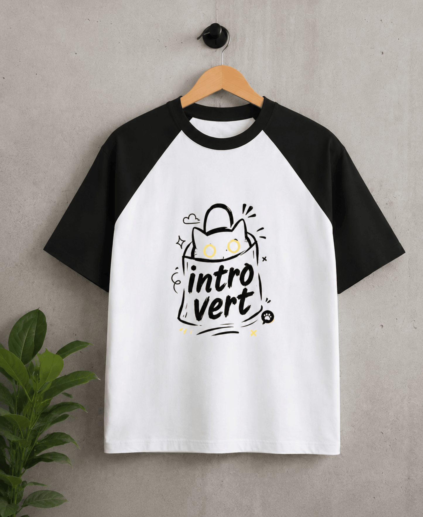 Oversized Introvert Premium Tee--100% Cotton