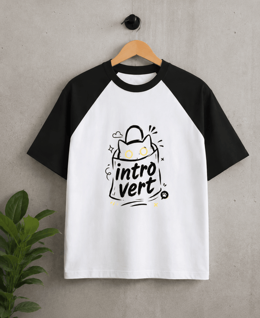 Oversized Introvert Premium Tee--100% Cotton