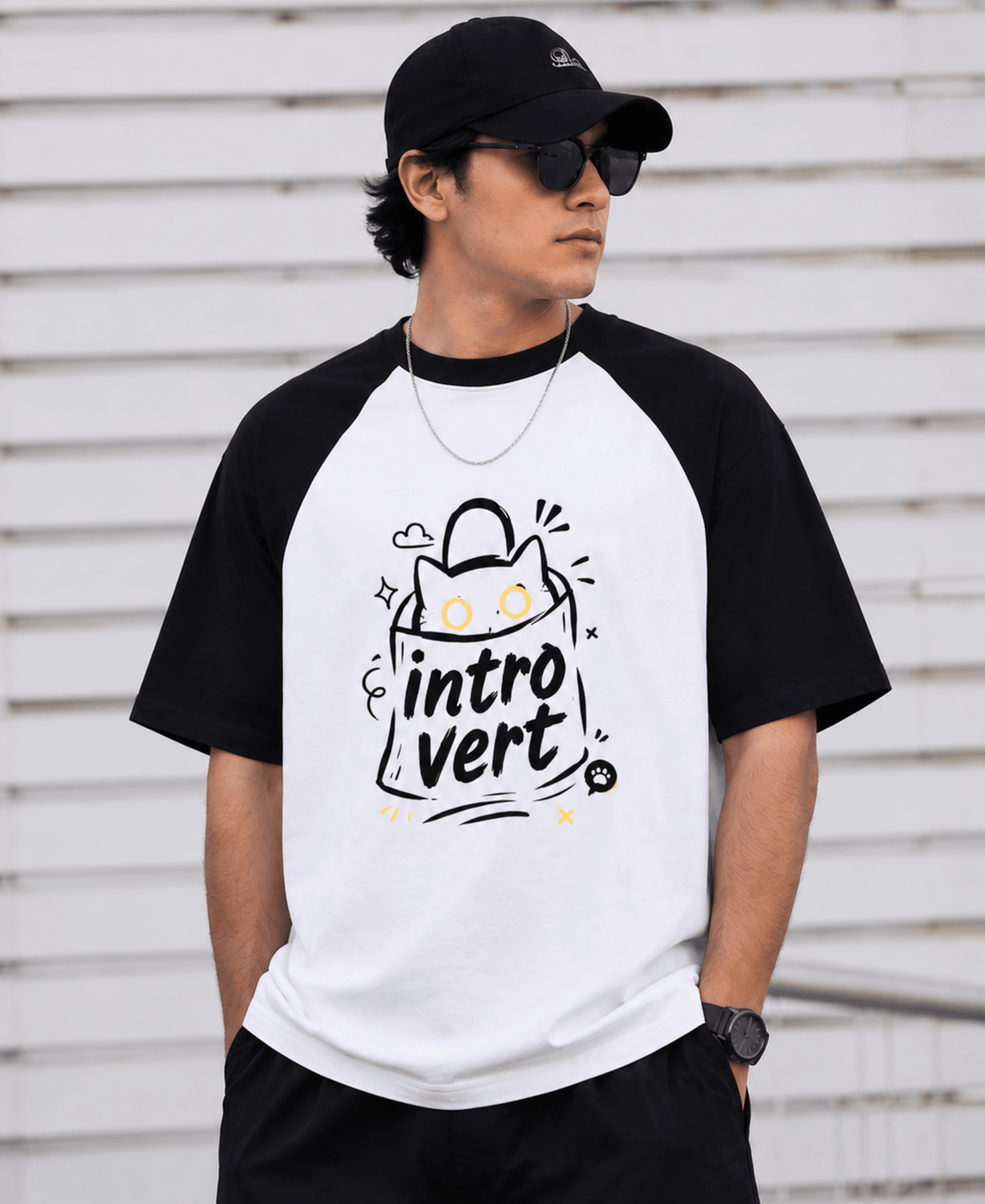 Oversized Introvert Premium Tee--100% Cotton