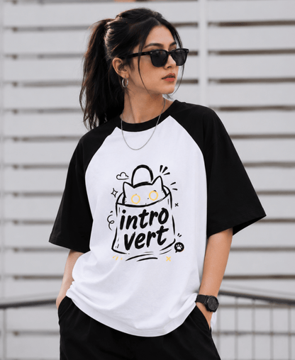 Oversized Introvert Premium Tee--100% Cotton